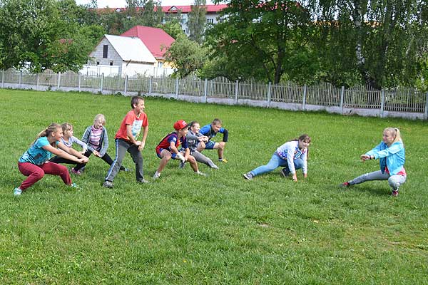 Летний лагерь на базе толочинской ДЮСШ собрал юных спортсменов