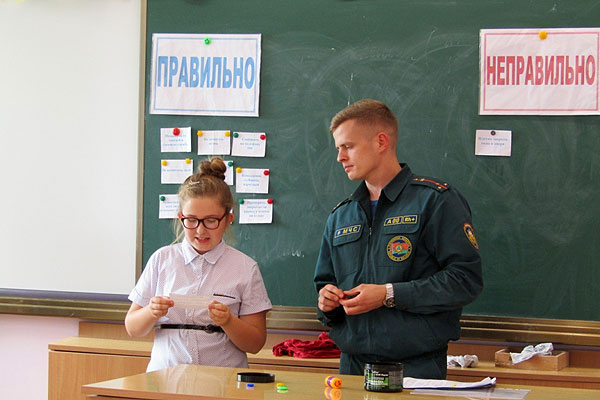 В школах Толочинского района прошли первые уроки безопасности в новом учебном году