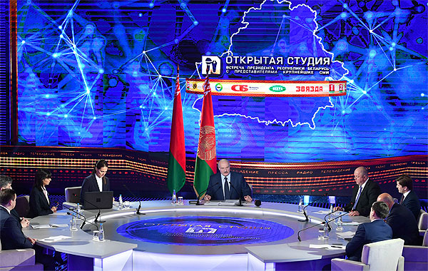 Тема недели: встреча Президента Беларуси с представителями крупнейших государственных СМИ