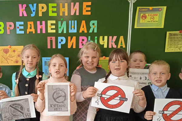 К акции «Беларусь против табака» присоединились толочинские ученики