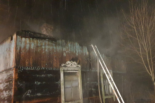 В Рыжичах 28 ноября произошёл пожар жилого дома