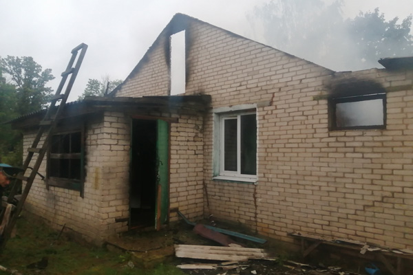 За выходные в Толочинском районе произошло два пожара