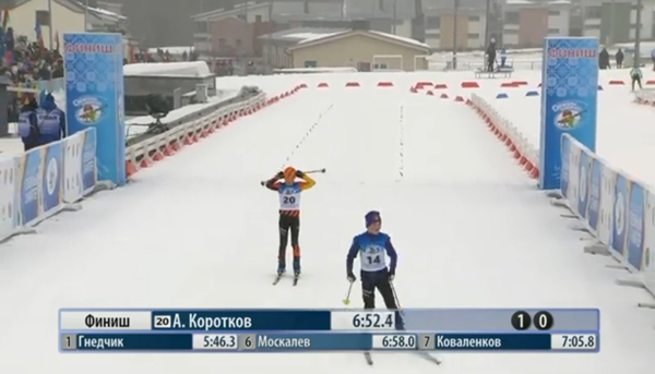 Толочинский биатлонист достойно выступил в финале «Снежного снайпера»