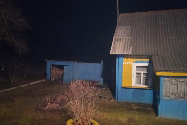 На даче в д. Михайловщина Толочинского района произошел пожар