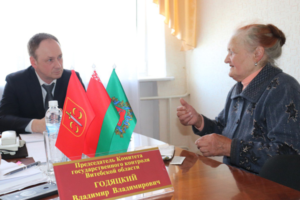 Прием в Толочине провел председатель КГК Витебской области